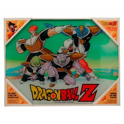 Pôster De Cristal Dragon Ball Ginyu Forces One Size Multicolor