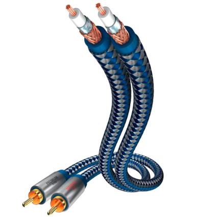 Premium Audio Cable Cinch To Cinch 0.75 M One Size Blue