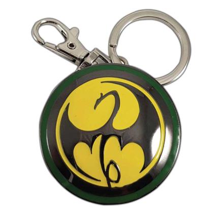 Porta-chaves De Metal Com Logotipo Iron Fist Marvel One Size Multicolor