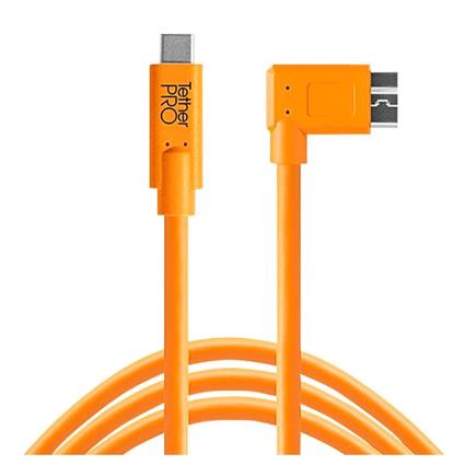Usb-c To 3.0 Micro-b Right Angle 4.60 M One Size Orange
