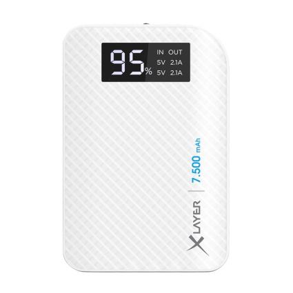Banco De Poder Pure Carbon 7500mah One Size White