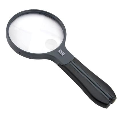 Hf-11 Split Handle Loupe With Lighting One Size Black / Grey