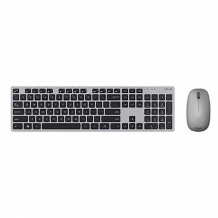Mouse E Teclado Sem Fio W5000 1600 Dpi One Size Grey / Black