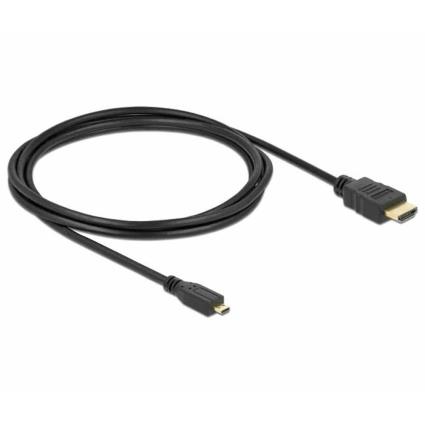 Para Cabo Hdmi Micro Hdmi 2 M One Size Black