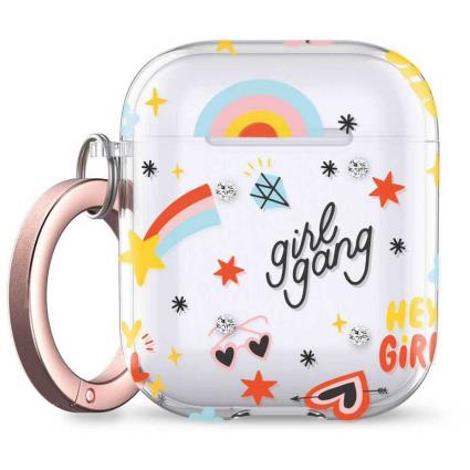 Caso Elevate X Swarovski Crystals Series - Girl Power Airpods One Size Multicolor