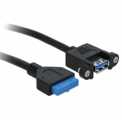 Cabo Usb 3.0 One Size Black / BLue