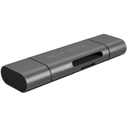 Icy Box Ib-cr201-c3 Ext Leitor De Cartao Multi-usb One Size Dark Grey