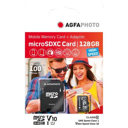 Cartão Memória Micro Sdxc Uhs-i 128gb High Speed Class 10 U1 V10 One Size Black