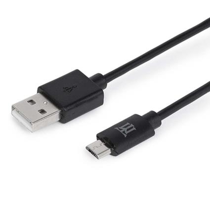 Cabo Micro Usb 2.4 Basic 1 M One Size Black