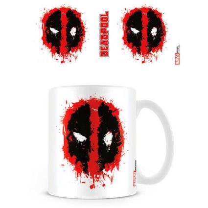 Caneca Marvel Deadpool 315 Ml One Size White / Black / Red