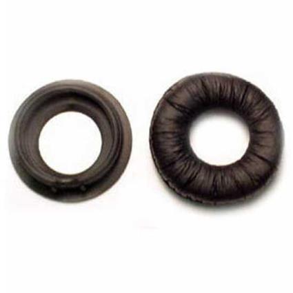 Almofada Cuchion De Orelha Em Couro Sintético E Anéis One Size Black