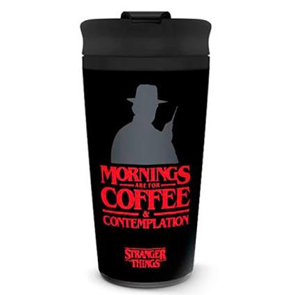 Coisas Estranhas Viajar Por Coffe And Contemplation 425ml Garrafa One Size Black