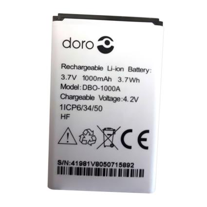 Battery 1000 Mah For 1370 One Size White