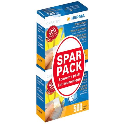 Photo Stickers 500 Units Twin Pack One Size Clear