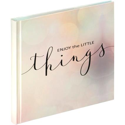 Letterings Enjoy 18x18 Cm 30 Pages Bookbound One Size White