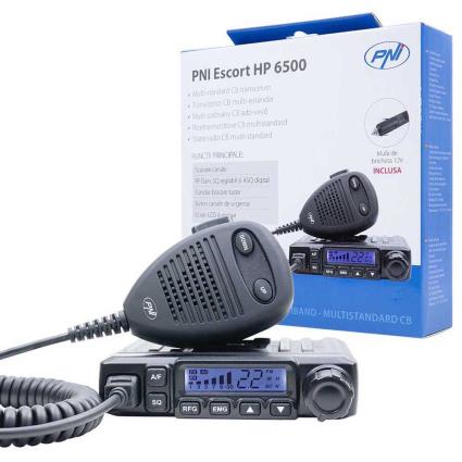 Estação De Rádio Cb Kit Asq + Extra Escort Hp 6500 40 Cb Antena One Size Black