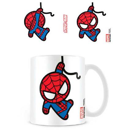 Caneca Spiderman Kawaii 315 Ml One Size White / Black / Red /Blue