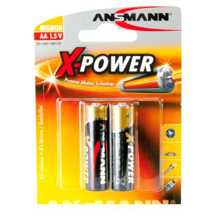 Baterias 1x2 Mignon Aa Lr 6 X-power One Size Black