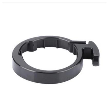 Round Locking Ring For Folder One Size Black