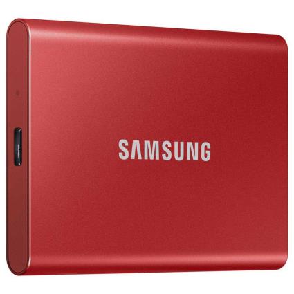 Disco Rígido Ssd Portable T7 2tb One Size Red