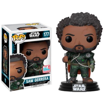Com Cabelo Star Wars Rogue One Saw Gerrera 2017 Outono Convenção Exclusivo Figura One Size Multicolor