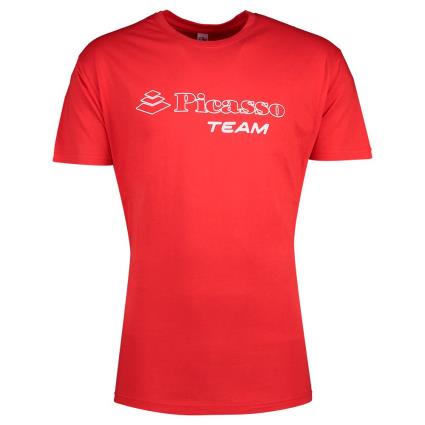 Camiseta De Manga Curta Team M Red