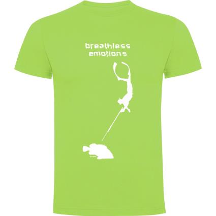 Camiseta De Manga Curta Breathless Emotions XL Light Green