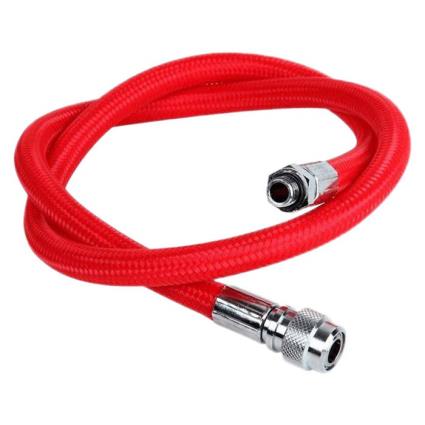 High-flexible Inflator Hose 56 cm Red