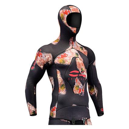Jaqueta De Caça Submarina Carbon Rock 5 Milímetros 2 Black