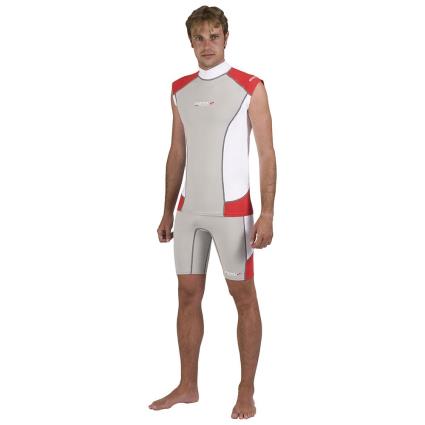 Terno Rashguard Trilastic Dc XS Grey / Red