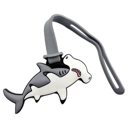 Chaveiro Mocha Hammerhead Shark One Size Grey / White