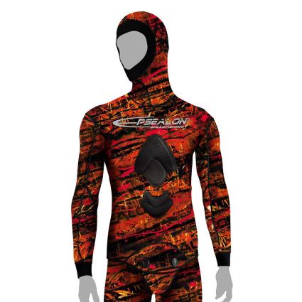 Jaqueta De Caça Submarina Red Fusion 3 Milímetros S Red / Black