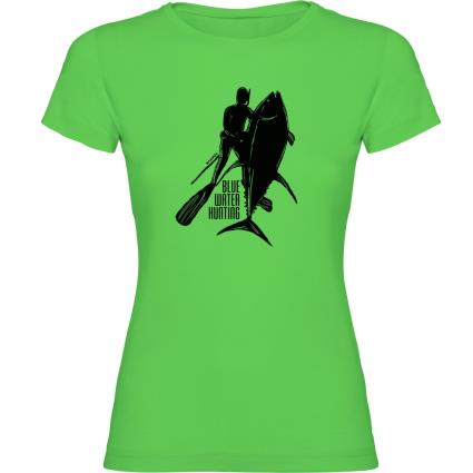 Camiseta De Manga Curta Blue Water Hunting S Light Green