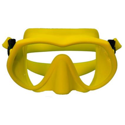 Máscara Mergulho Tatto Western Ultra Clear One Size Speed Yellow