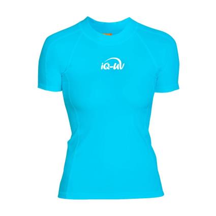 Camiseta Feminina De Manga Curta Uv 300 Slim Fit S Turquoise