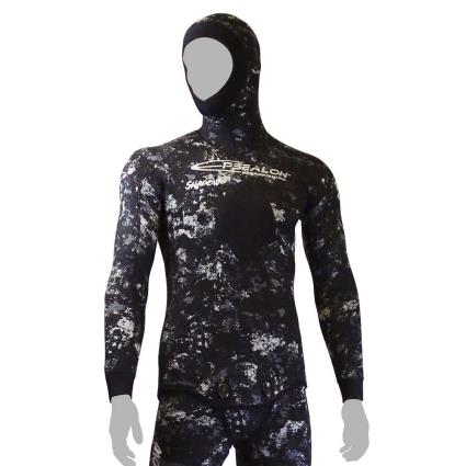 Jaqueta De Caça Submarina Shadow 7 Milímetros XL Black Camo