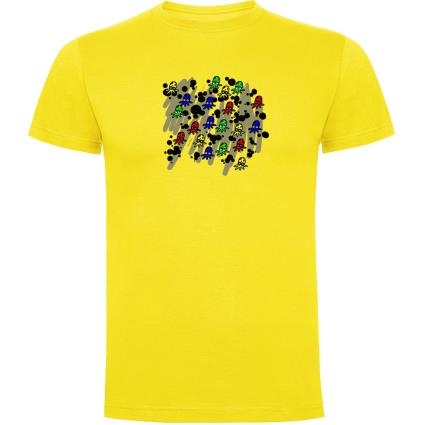 Camiseta De Manga Curta Mad Octopus 2XL Lemon Yellow