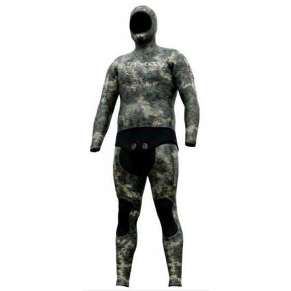 Caça Submarina Thermal Skin 5 Milímetros 3XL Green Camo