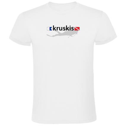 Camiseta De Manga Curta Diver Flags 3XL White