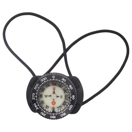 Compass With Gauge Mount For Wrist One Size Black
