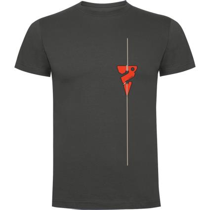 Camiseta De Manga Curta Line Marker M Dark Grey