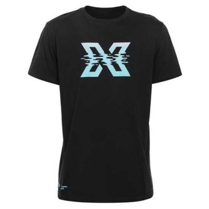 Camiseta De Manga Curta Wavy X L Black