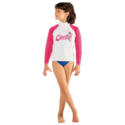 Camiseta De Manga Comprida Rash Guard XS Pink