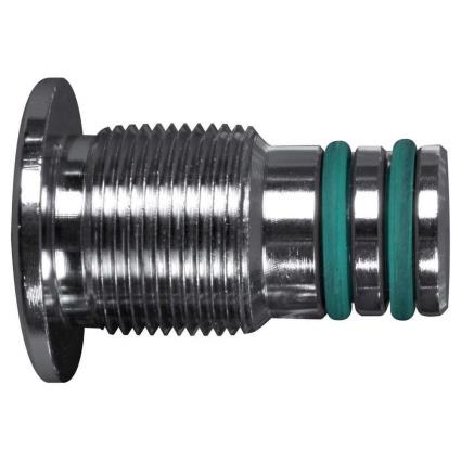 Blind Plug For Right Expandable Din Valve Up To 300 Bar One Size Silver / Green