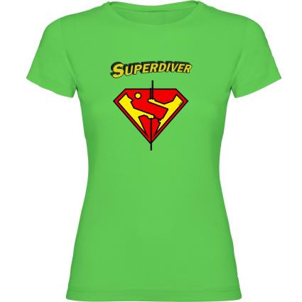 Camiseta De Manga Curta Super Diver M Light Green