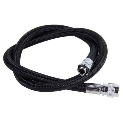 High-flexible Inflator Hose 56 cm Black