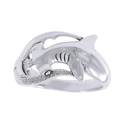 Hammerhead Shak Closed Ring 8 Silver