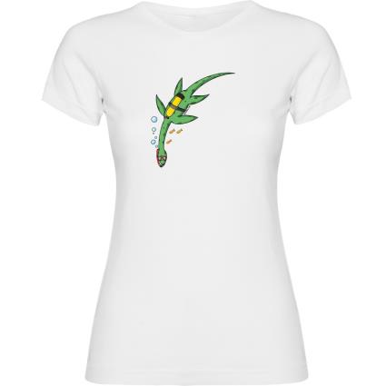 Camiseta De Manga Curta Dino Dive S White