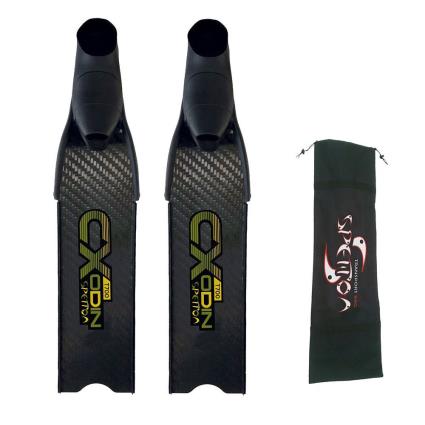 Barbatanas Caça Submarina Cx Odin Quattro Carbon EU 38-39 Black