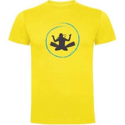 Camiseta De Manga Curta Diver Zen M Yellow